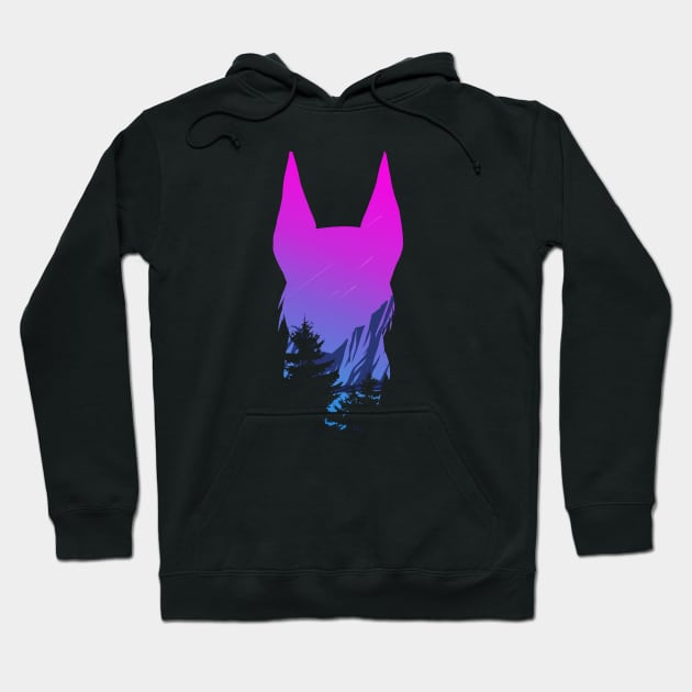 Watercolor Wolf Hoodie by Kyra_Clay